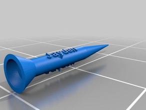 jayden golf tee design 2 piccoli sport & fitness all'aperto su misura 3d print model - Mito3D