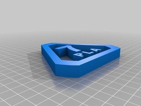 7 pla symbole L'impression 3d 3d print model - Mito3D