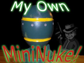 fallout mini nuke adereços bomba explosivo 3 4 new vegas prop brinquedo 3d print model - Mito3D