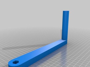 my customized crank handle parts 3d print model - Mito3D