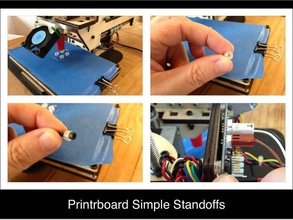 printrboard standoff 3d printer parts printrbot simple 3d print model - Mito3D