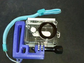xiaomi yi gopro gestire Stampante 3d accessori accessorio le immersioni la maniglia il monte fotografia snorkeling 3d print model - Mito3D