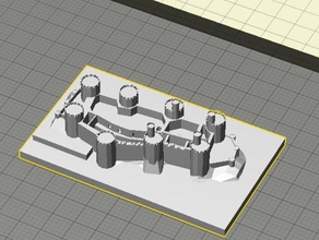 il castello di conwy edifici e strutture seetheworld 3d print model - Mito3D