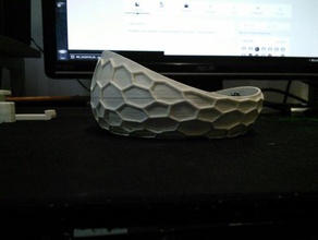 copita bowl + de voronoi los contenedores 3d print model - Mito3D