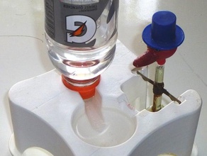 dippy de aves soporte montaje bandeja beber pájaro juguete juguetes mecánicos ultimaker agua sta 3d print model - Mito3D