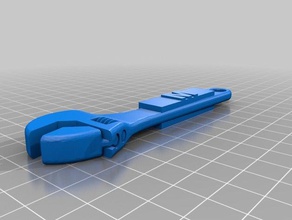 chiave inglese utensili a mano 3d print model - Mito3D