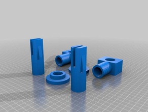 filament holder rep rap prusa i3 3d printing guide filamnt holders spoolholder spool 3d print model - Mito3D