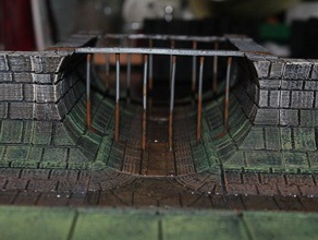 openforge barred sewer toy & game accessories dnd tiles dungeon miniatures pathfinder rpg tabletop terrain 3d print model - Mito3D