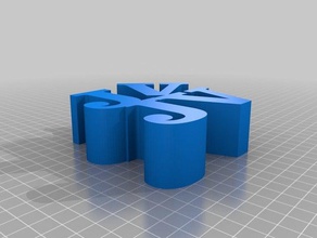 my customized word sculpture sculptures 3d print model - Mito3D