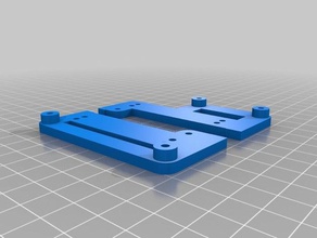 rumba printrboard adaptador de dos partes Impresora 3d las piezas la 3d print model - Mito3D