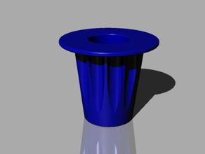 parasol tube 53mm &gt 38mm le bricolage 3d print model - Mito3D