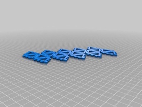 meine kundengebundenes Scharnier snap Ikosaeder net math kundengebundene 3d print model - Mito3D