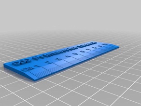 lineal ddd de la oficina personalizado 3d print model - Mito3D