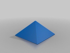 pyramid math customized 3d print model - Mito3D