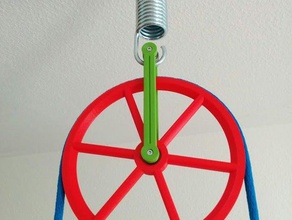 rouleau de corde du seau à glace les articles ménagers la roue 3d print model - Mito3D