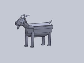 keçi hayvanlar hayvan çiftlik 3d print model - Mito3D