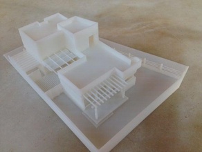 vivienda unifamiliar con apartamento alojamento atico edifícios e estruturas arquitetura a casa o design 3d print model - Mito3D