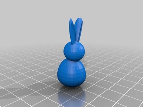 bunny 3d-drucken 3d print model - Mito3D