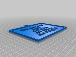auronplay açma İngilizce 2d sanat özelleştirilmiş 3d print model - Mito3D