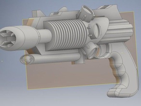 plasma pistolet concept d'origine scifi 3d print model - Mito3D