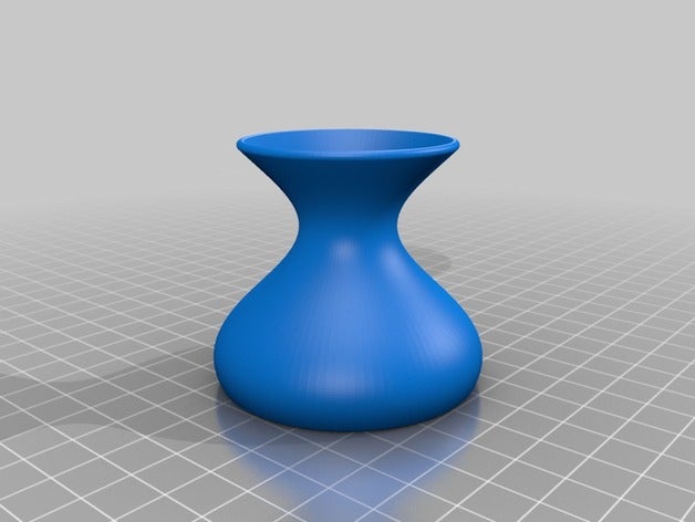 my customized sin-function vase art 3D print model - Mito3D