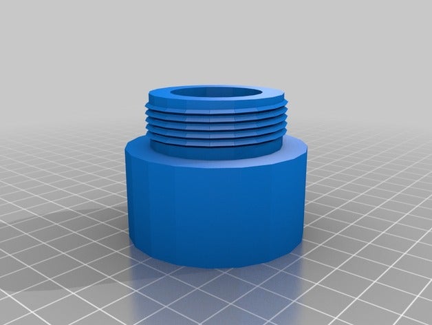 mon personnalisés récipient d'eau tube de tuyau l'adaptateur pièces personnalisé 3D print model - Mito3D