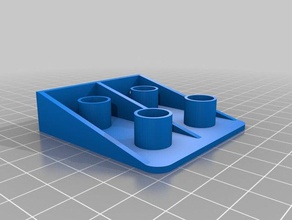 my customized tool holder 4 large hole holders & boxes 3d print model - Mito3D