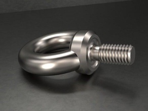 ring Schraube erstellt partsolutions engineering ring-Schraube 3d print model - Mito3D