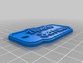 özelleştirilmiş çok satırlı etiket anahtarlığım organizasyon 3d print model - Mito3D