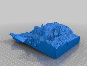 aralar L'impression 3d terrain2stl 3d print model - Mito3D