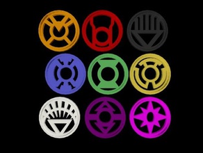 lantern corps - cookie cutters stamps 3d printing blue cutter cool food green 3d print model - Mito3D