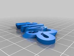 estela organización personalizado 3d print model - Mito3D