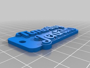 tj organización personalizado 3d print model - Mito3D