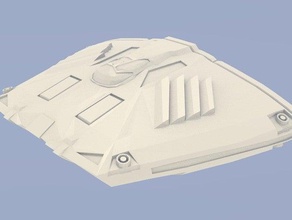 sidewinder elite perigoso veículos espaço nave espacial videogame 3d print model - Mito3D