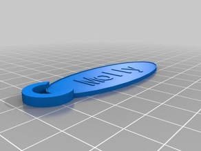 molly nombre de la etiqueta llaveros personalizado 3d print model - Mito3D