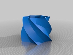 meine angepasste Sterne-vase Container kundengebundene 3d print model - Mito3D