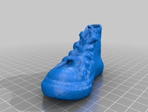 converse all star shoes fashion stare convers makerbotdigitizer mini scan 3d print model - Mito3D
