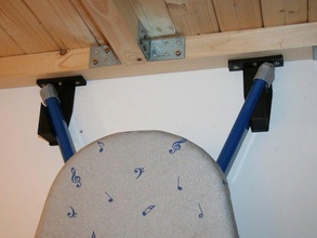 tabla de planchar soporte pared para montaje en techo los hogares suministros 3d print model - Mito3D
