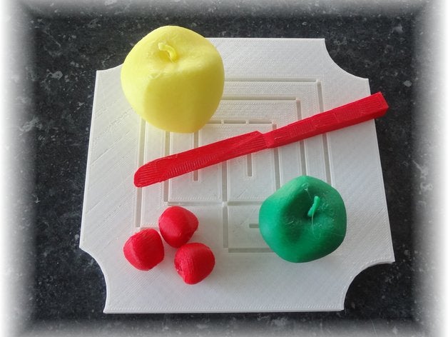 öğle yemeği - akşam meyve çay tabağı tabak altlıkları kahvaltı mutfak ve yemek 3D print model - Mito3D