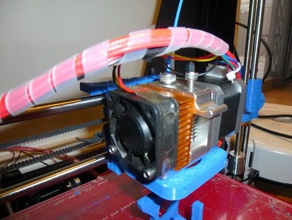 geetech carriage extruder holder 3d printer parts geeetech 3d print model - Mito3D