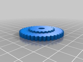 mon personnalisée de la roue dentée pièces personnalisé 3d print model - Mito3D