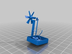 zen molino de agua energía la bomba catchthewind 3d print model - Mito3D