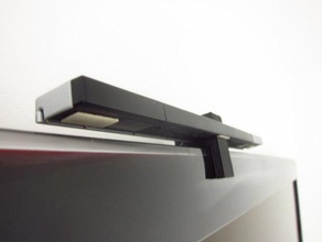 tv-top-wii sensor bar-Halter andere 3d-Drucker openscad samsung 3d print model - Mito3D