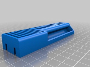 my customized usb stick sd card holder part organization 3d print model - Mito3D