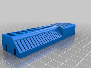 my customized usb stick sd card holder part b organization 3d print model - Mito3D