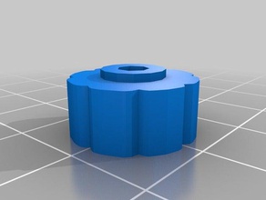 my customized bolt nut handle - m5 replacement parts 3d print model - Mito3D