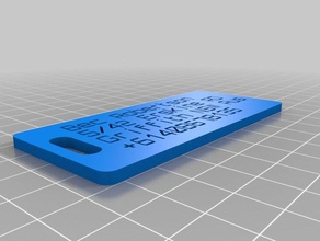 bec etiqueta de equipaje organización personalizado 3d print model - Mito3D
