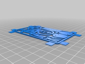 bicycle business card thoughtworks logo 2d art 3d print model - Mito3D