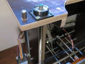 simple snap-in ball bearing frame 3d printer parts 3d print model - Mito3D