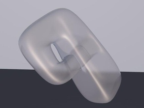 slick botella klein wip de matemáticas la 3d print model - Mito3D